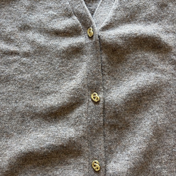 Pretty Lavish New Womens Brown Felicity Knot Shank Cardigan XS - Picture 5 of 11